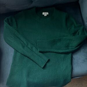 J. Crew Women’s Forest Green Crewneck Sweater